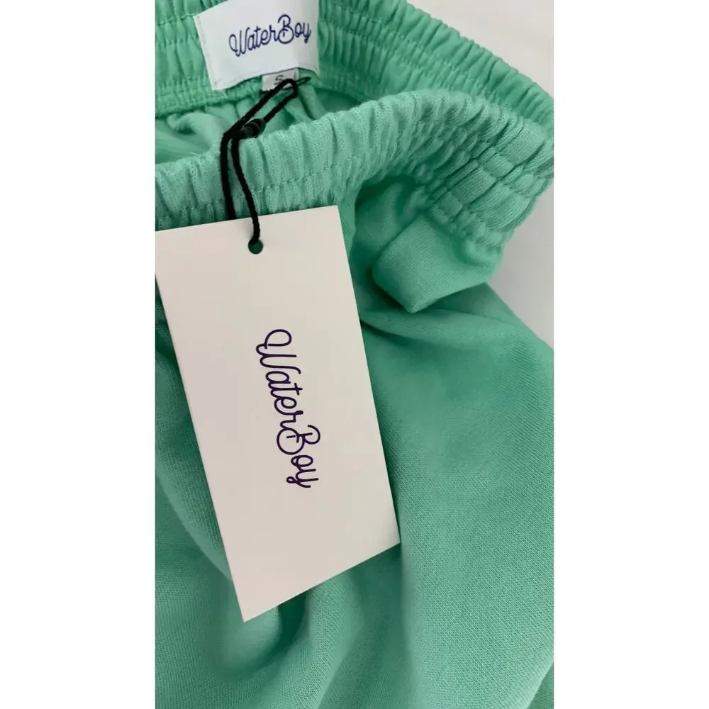 WaterBoy Women’s Classic Gym Short Pastel Green Size Small New High Waist